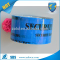 Custom words carton sealing tape security void tape